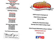 Graded Express Deli menu