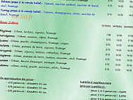 Pizza Fresca menu