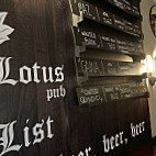 Black Lotus Pub menu