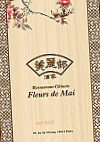 Fleurs de Mai menu