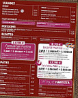 Le San Martino menu