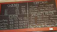 Joe's Pizza menu