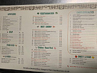 Great Wall Chinese menu