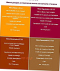 La Guinguette Auvergnate menu