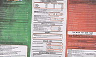 Pizza Zone menu