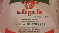 Pizzeria Da Raffaello menu