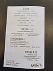 Gilberts Louisiana Pizza House menu