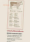 Bistrot Du Boucher menu