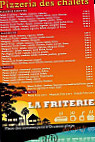 La Friterie Pizzas menu