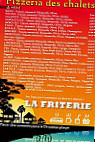 La Friterie Pizzas menu