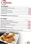 La Tomate Blanche menu