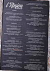 L'Anjou menu