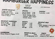 Hamburger Happiness menu