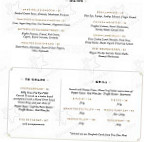 Buvette Bistro Wine menu