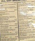 Puffing Billy Cafe menu