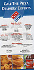 Domino's Pizza menu