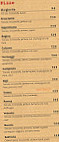 Pizza Pizze menu