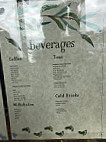 Sandy Feet Cafe menu