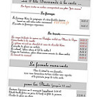 La P'tite Beursaude menu