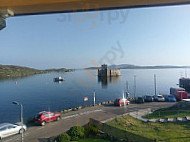 Castlebay Post Office And Macroon's Tea Room outside