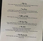 The Stone Brick Oven Kitchen menu