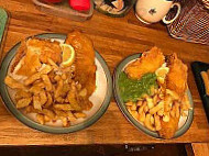 Blue Atlantic Fish Chips food