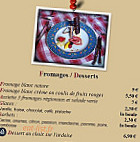 Bistrot La Charrette menu