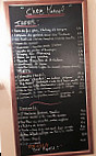 Chez Marcel menu