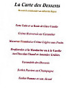 Restaurant des Plantes menu