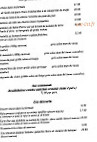 La Bonne Mere menu