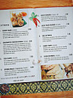 Star Of Siam menu