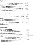 La Cuis'in menu