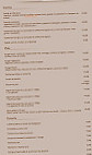 L'Entrevue menu