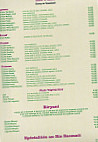 Taj Mahal menu