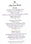 Clos de Mutigny menu