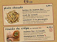 Côté Goût menu