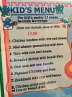 Loco Burrito menu