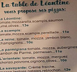 La Table De Leontine menu