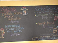 The Village Scoop menu