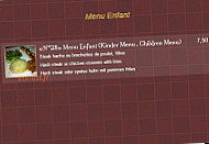 Palmyre menu