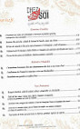 Chez Soi menu