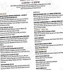 Rusty Water Brewery menu