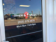 Simple Simon's Pizza inside