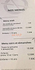 Ò Buffet menu