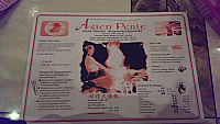 Asia Perle menu