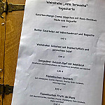 Weinstube „alte Torwache“ menu