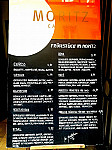 Cafe Moritz menu