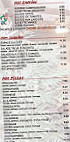 La Bottine menu