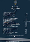 Casino Victoria menu