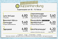 Suppenhandlung menu